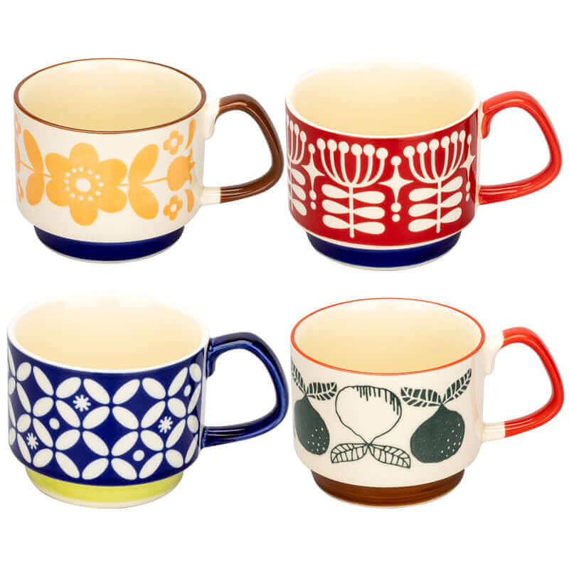 VivaRetro – Keramische Koffiekopjes met Iconisch Mid-Century Design