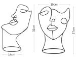 ArteLinea – Elegant Metal Wall Decoration with Abstract Line Art for Stylish Interiors