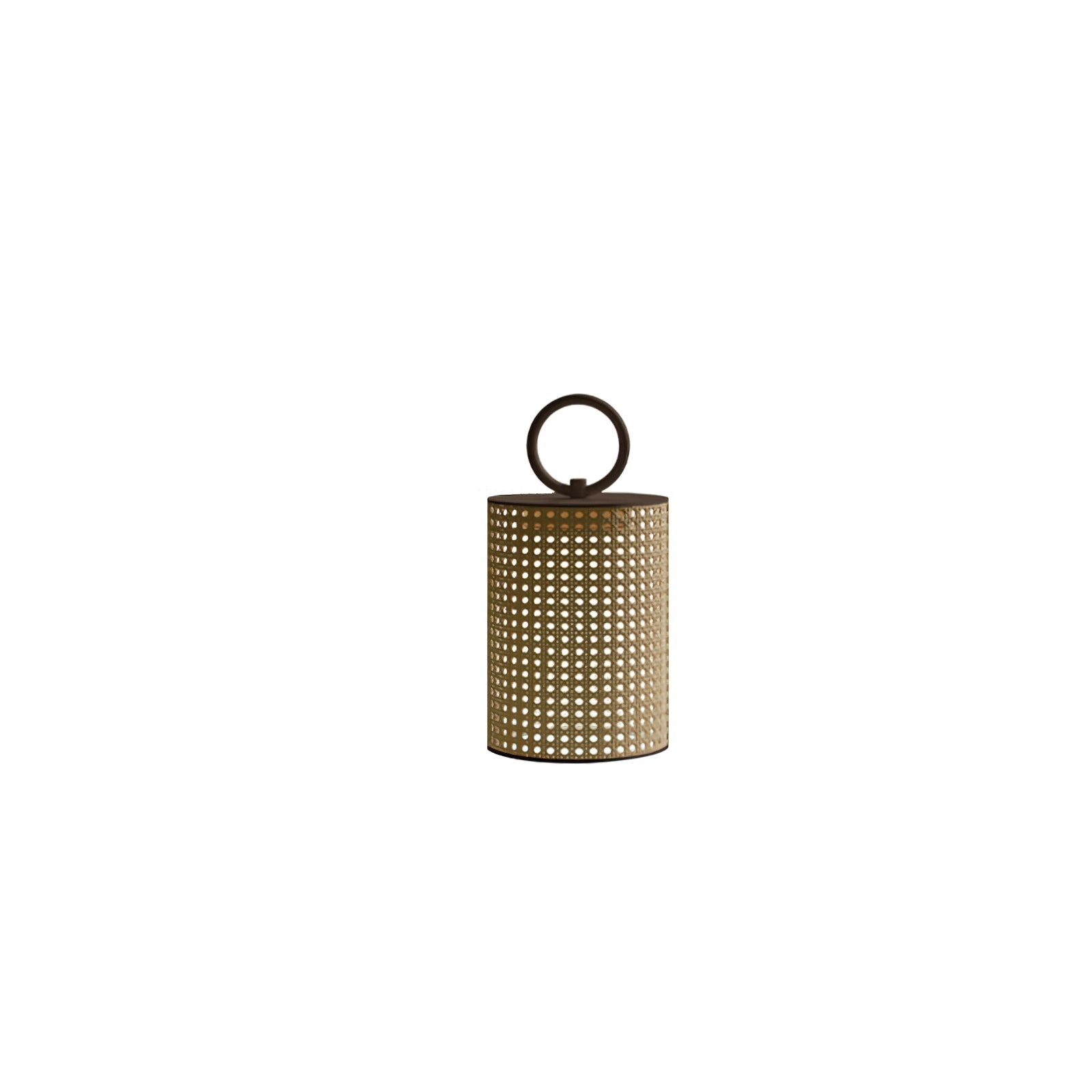 Lanterne Solaire d'Extérieur avec Télécommande et Revêtement en Rotin pour Jardin et Terrasse