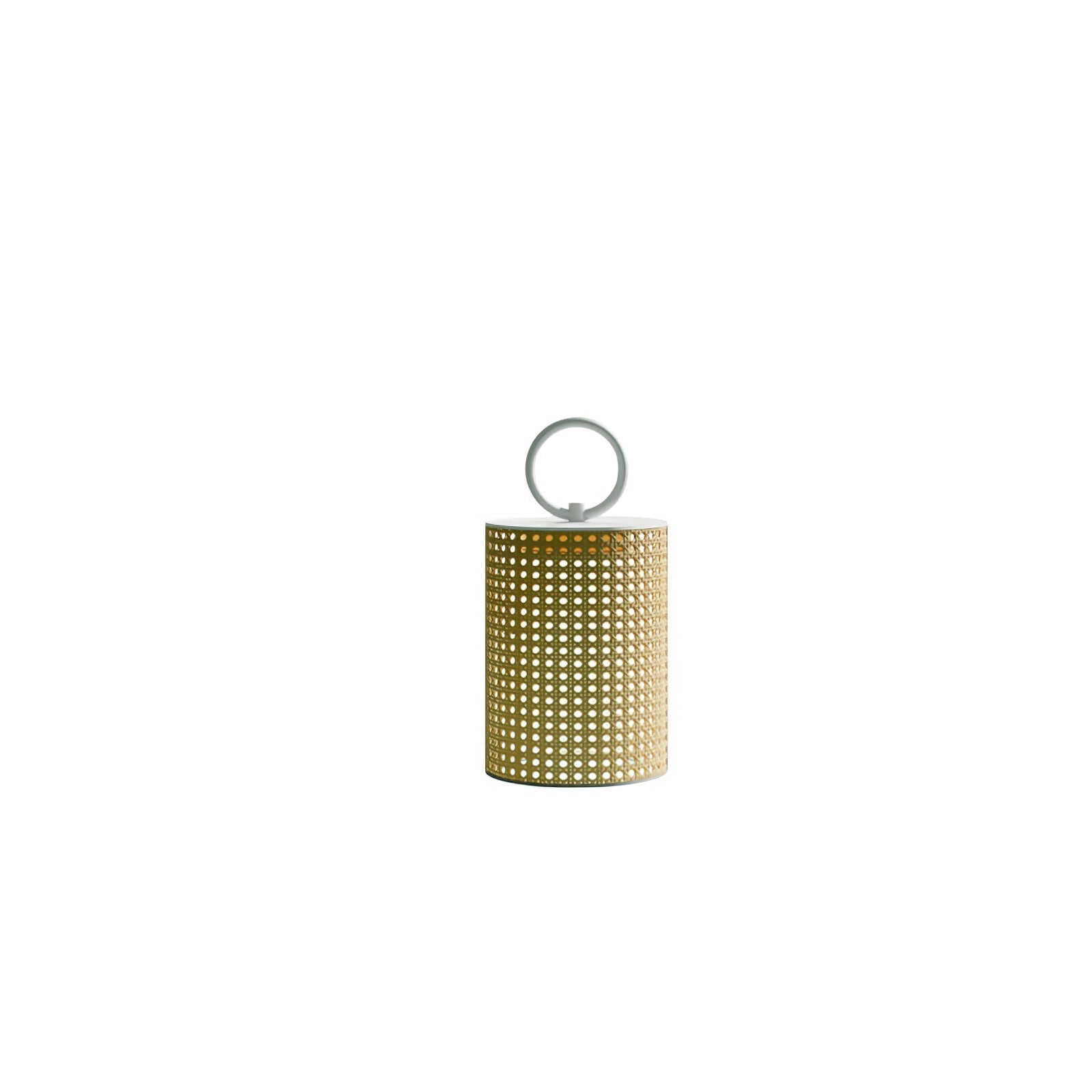 Lanterne Solaire d'Extérieur avec Télécommande et Revêtement en Rotin pour Jardin et Terrasse