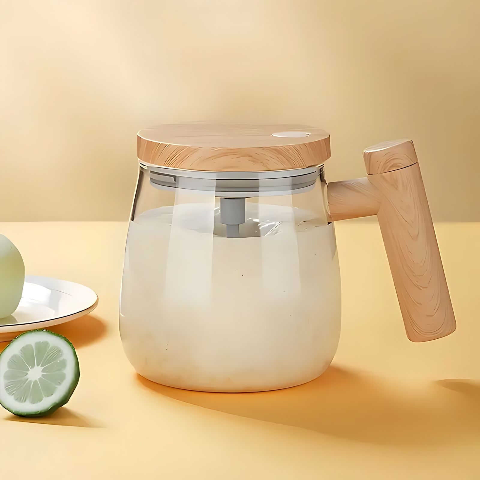 BrewEaseLuxe Self-Stirring Mug – For a Stylish and Smart Coffee Experience