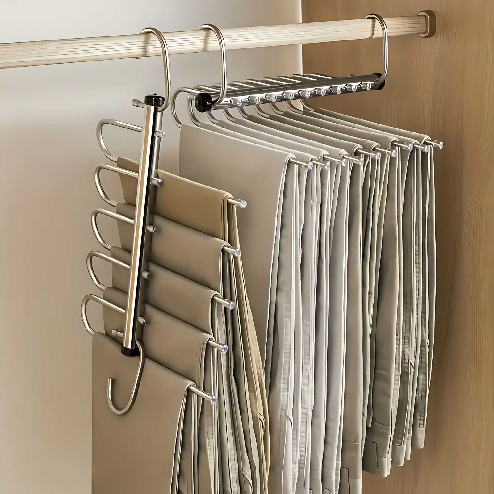 LineaForm Luxe Clothes Hanger Organizer – Stylish Space Saving for an Organized Wardrobe