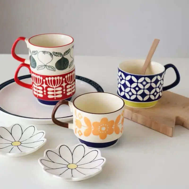 VivaRetro – Keramische Koffiekopjes met Iconisch Mid-Century Design