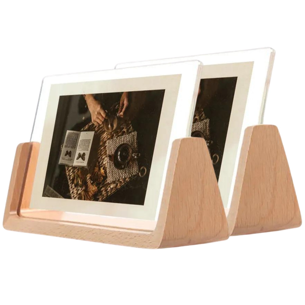 LumiOak Elegant Walnut Photo Frame – Timeless Luxury for Your Most Beautiful Memories