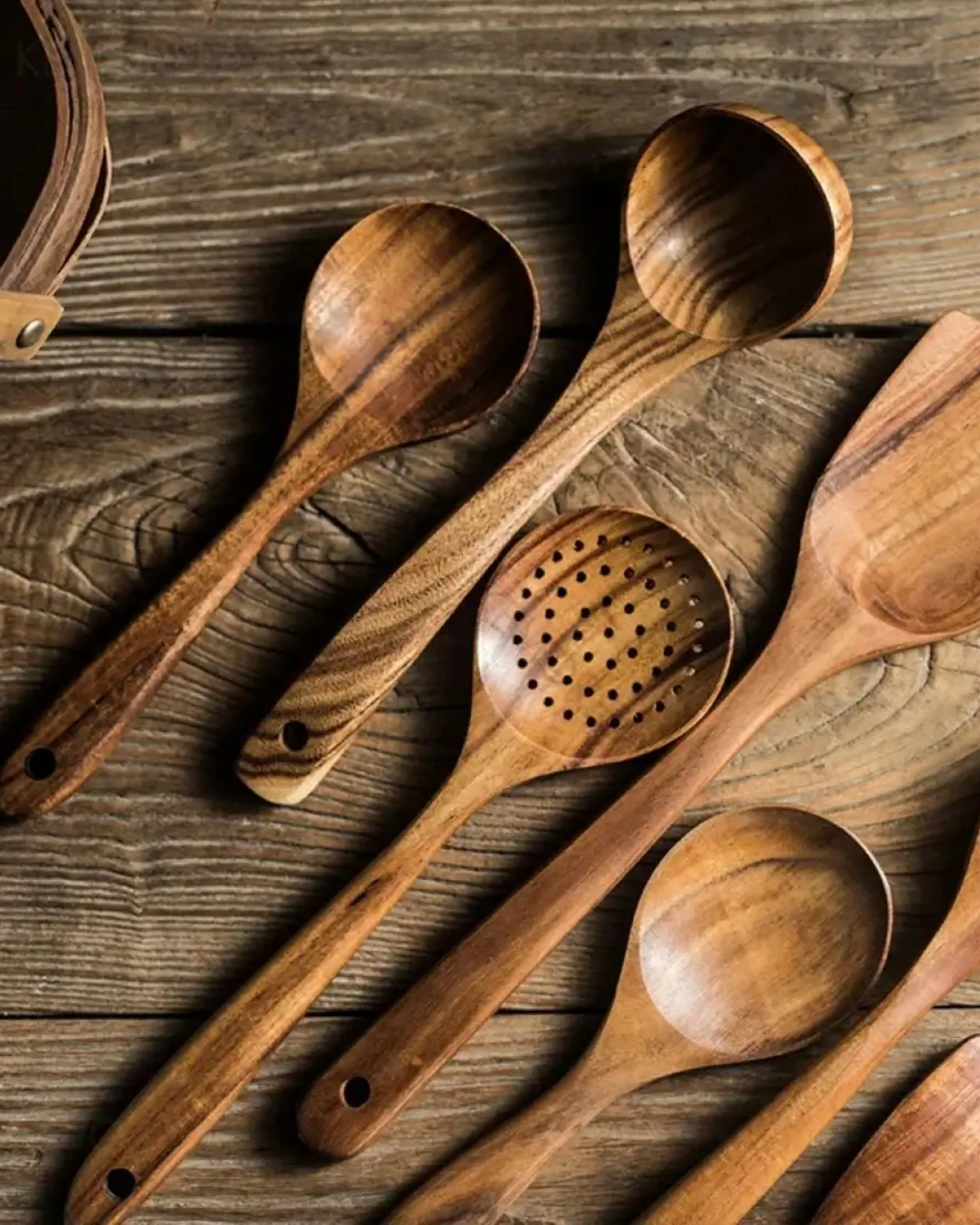 Tierra – Luxe Teak Wooden Kitchen Set for Sustainable & Elegant Cooking