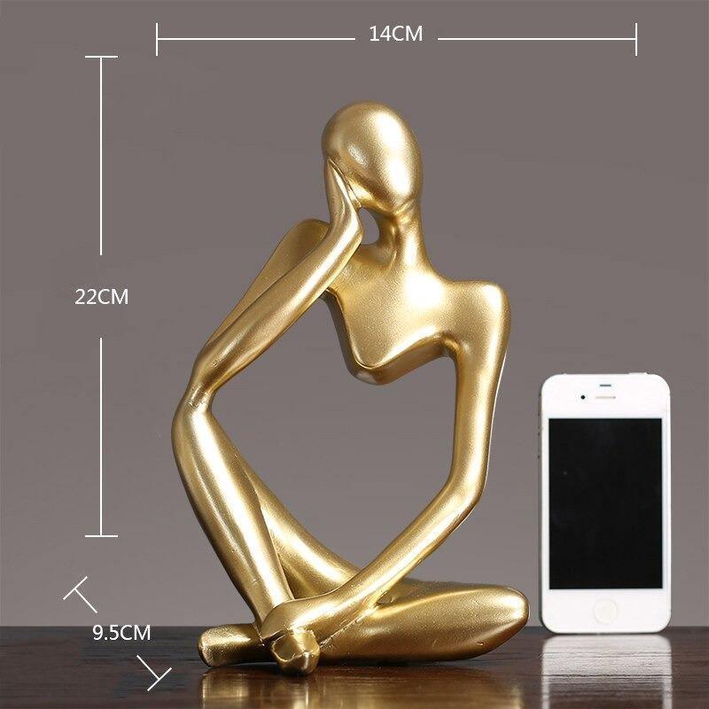 ArtMind – Minimalist Thinker Sculpture with Modern Elegance