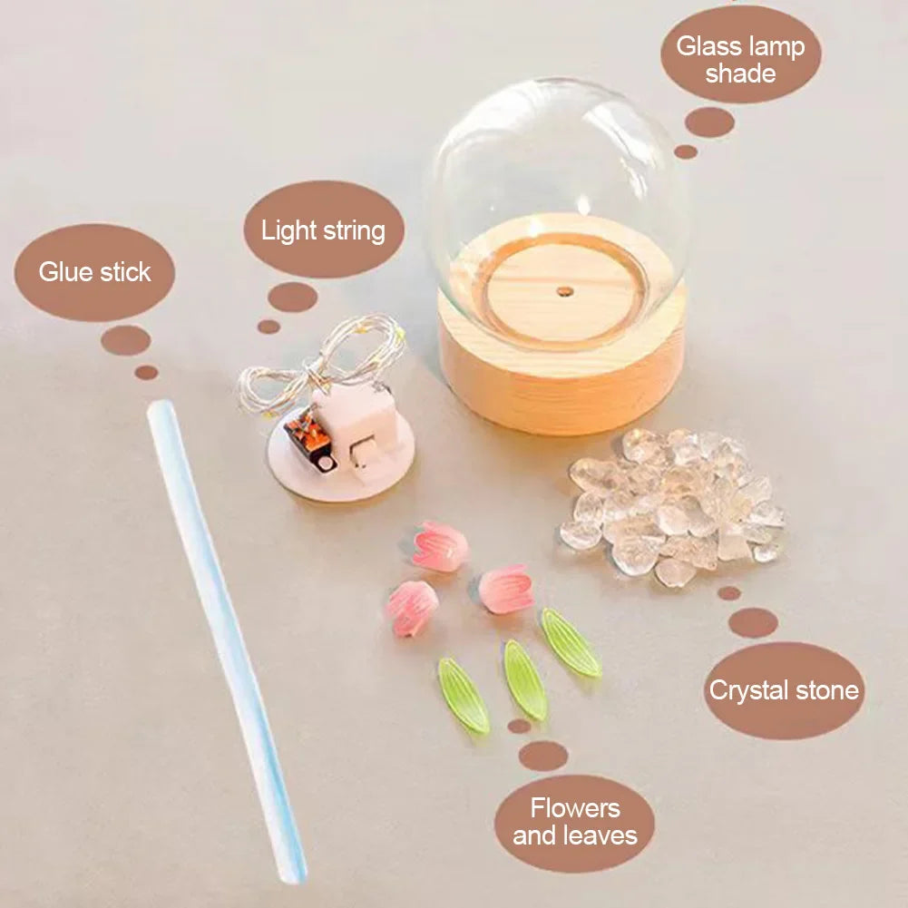 BloomLuxe – Elegant Table Lamp with Tulip Design for an Atmospheric Touch
