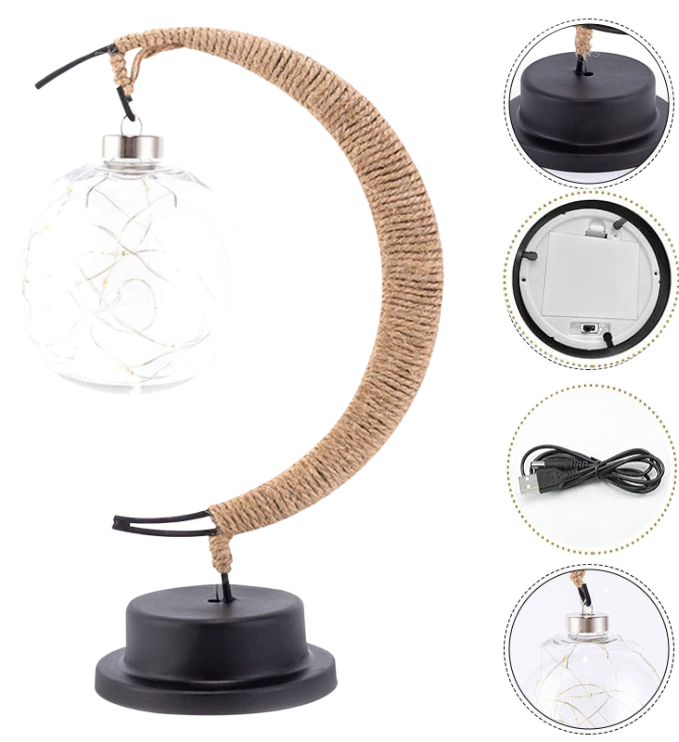 LunaGlow – Enchanting Table Lamp with Warm Light for an Atmospheric Ambience