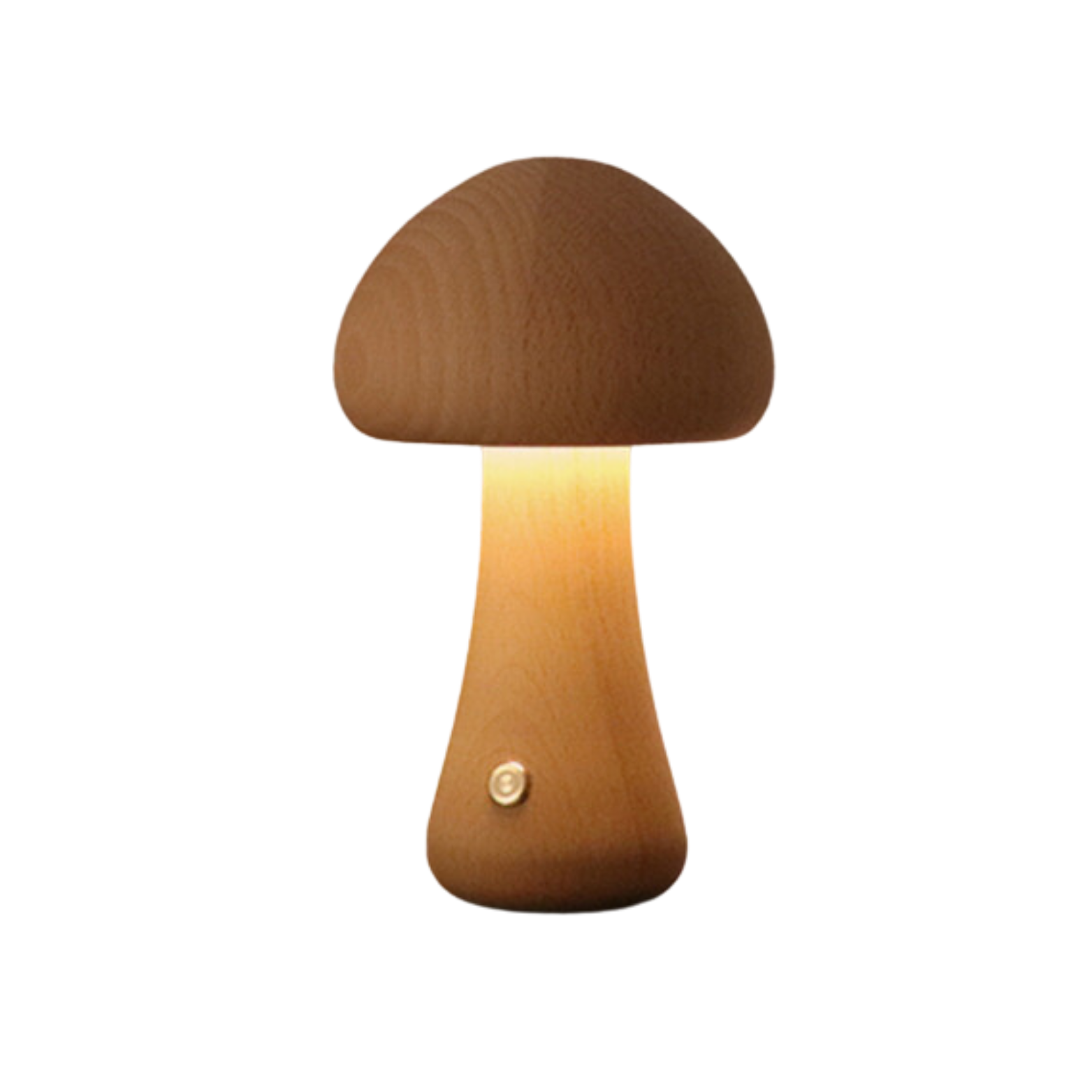 MushRoomGlow – Vintage Table Lamp with Wooden Design for a Cozy Atmosphere