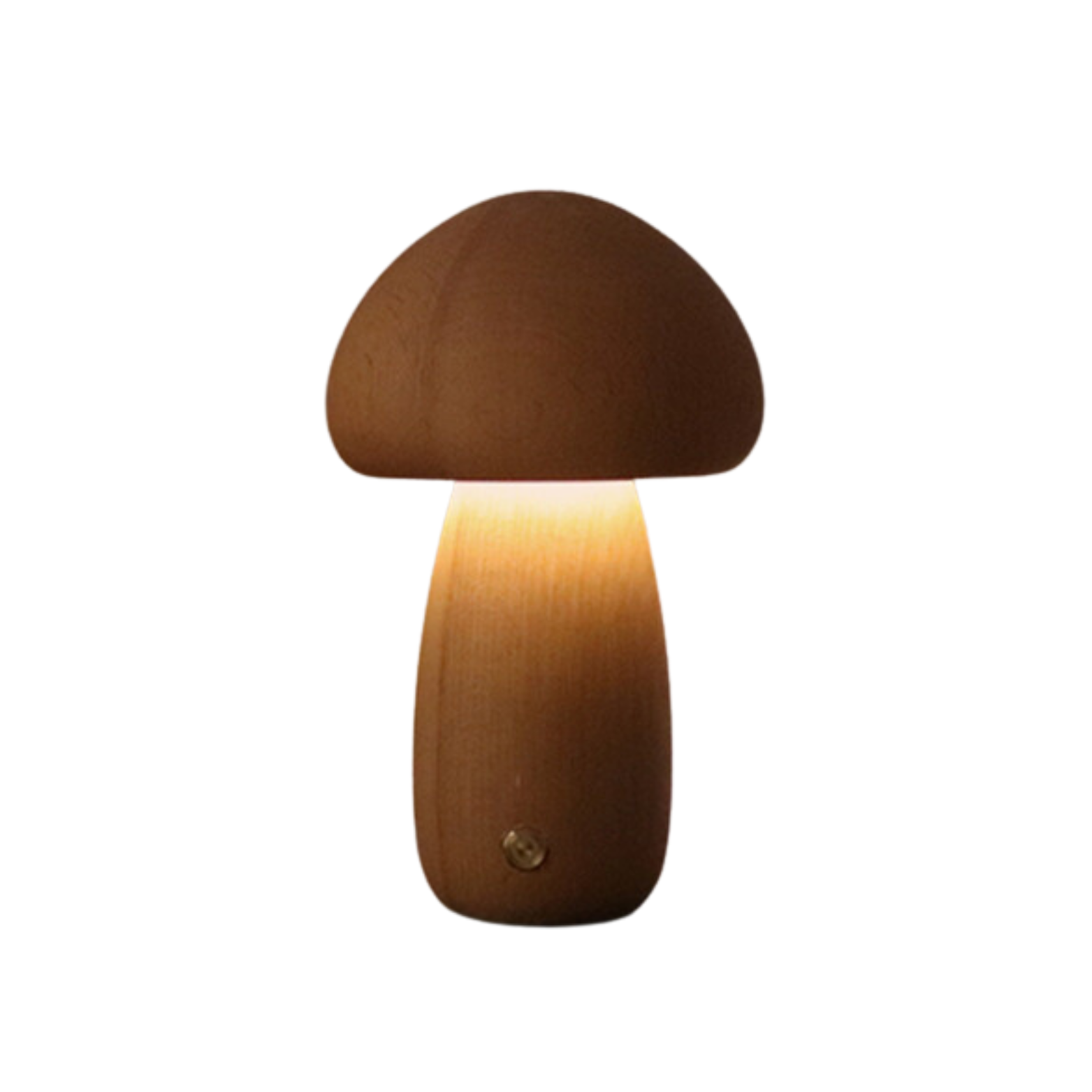 MushRoomGlow – Vintage Table Lamp with Wooden Design for a Cozy Atmosphere