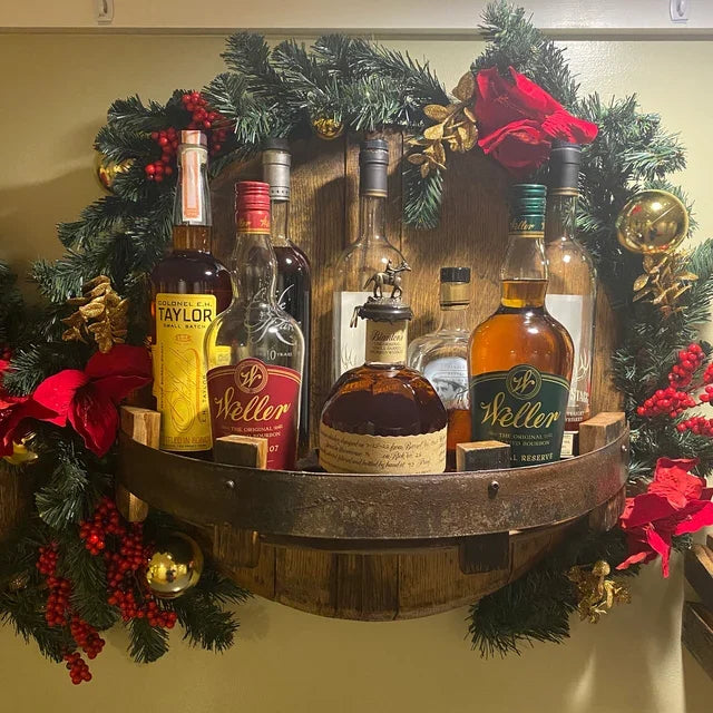 WoodLuxe – Robust Wooden Drinks Display for Stylish Presentation