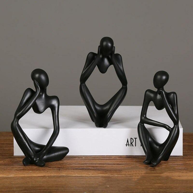 ArtMind – Minimalist Thinker Sculpture with Modern Elegance