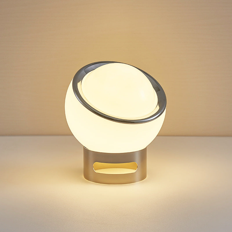 OpalGlow – Minimalistische Bauhaus Tafellamp met Elegante Opaalglans