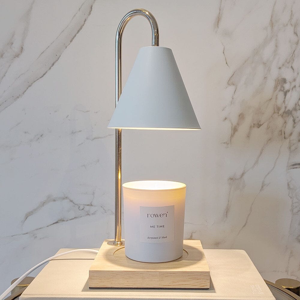 GlowHaven – Luxury Candle Warmer with Elegant Gold Accents