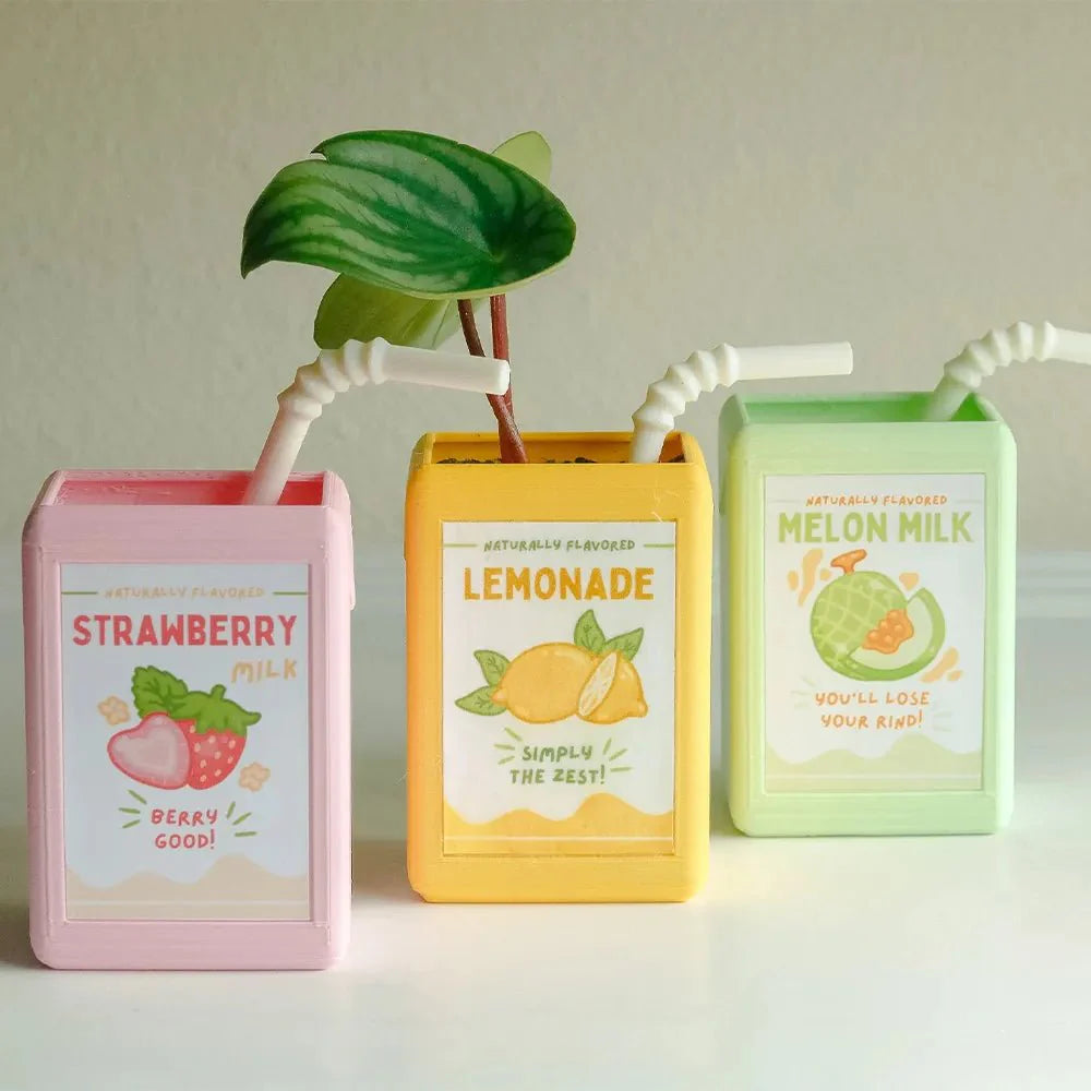 BloomJoy – Playful Plant Pot in Juice Design for a Unique Interior