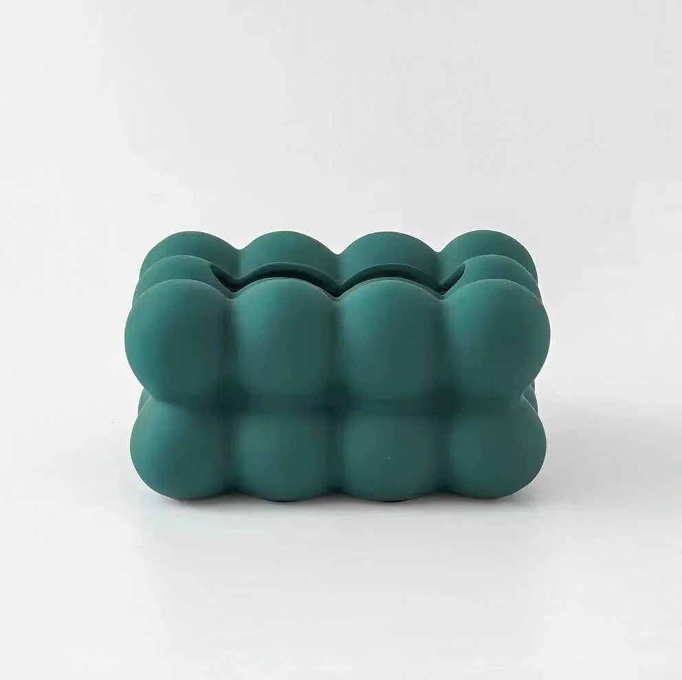 BubbleChic – Ceramic Tissue Box with Unique Design