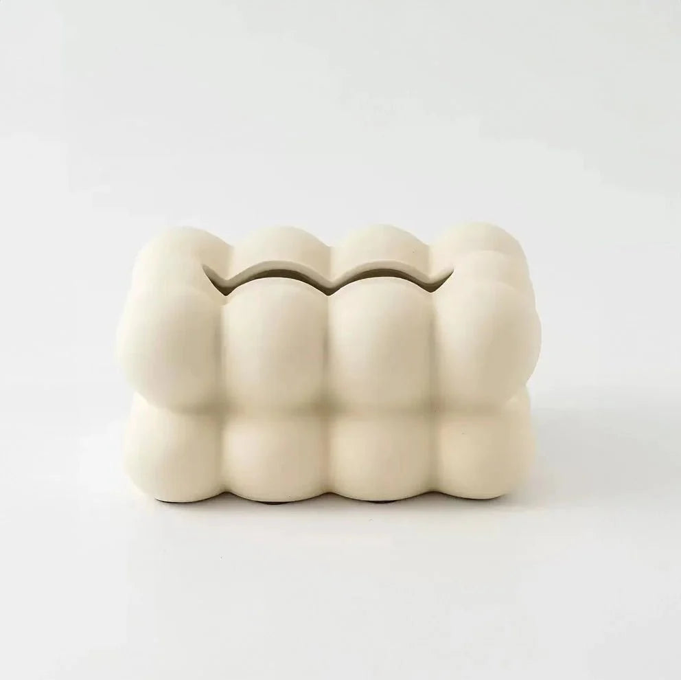 BubbleChic – Ceramic Tissue Box with Unique Design
