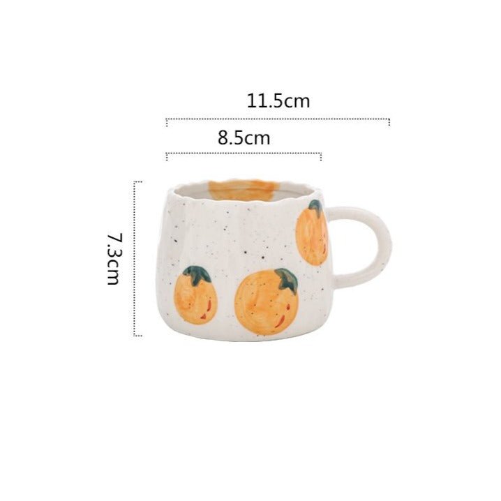 ArtSip – Ceramic Coffee Mug with Playful Design