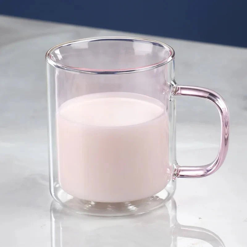 GlassÉlite – Luxury Double-Walled Coffee Mug with Stylish Insulation for Comfortable Enjoyment