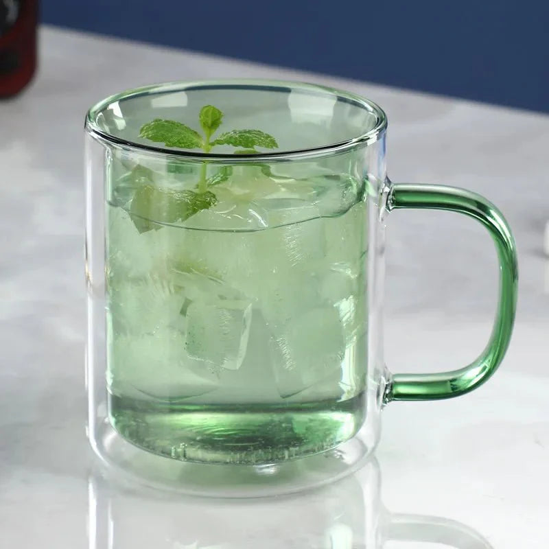 GlassÉlite – Luxury Double-Walled Coffee Mug with Stylish Insulation for Comfortable Enjoyment