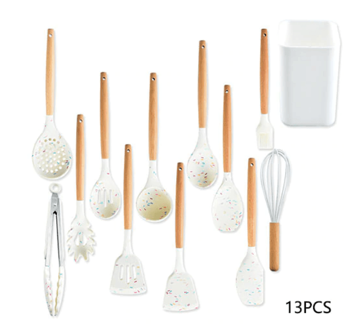 ChefSilk – Luxury Silicone Kitchen Set with Stylish Functionality