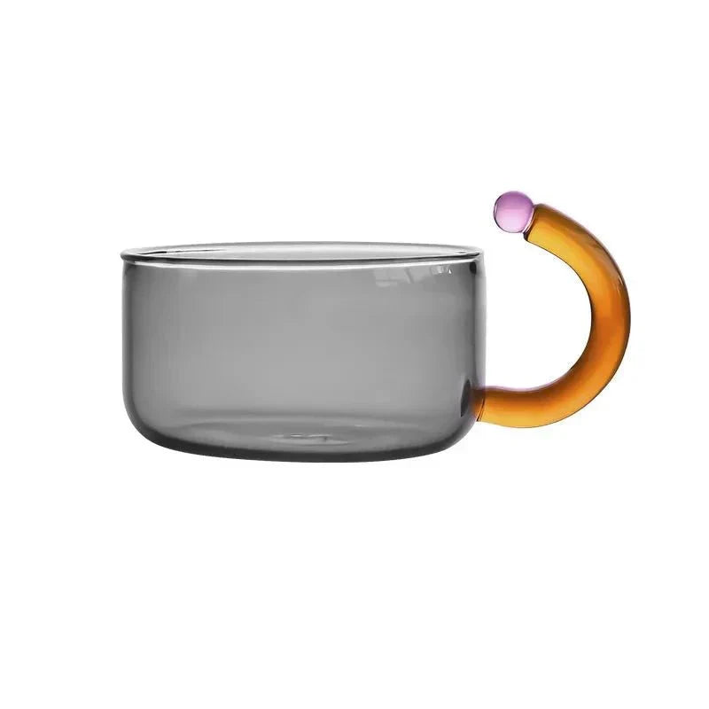 VistaBrew – Contrasting Transparent Tea Set Made of Heat-Resistant Glass