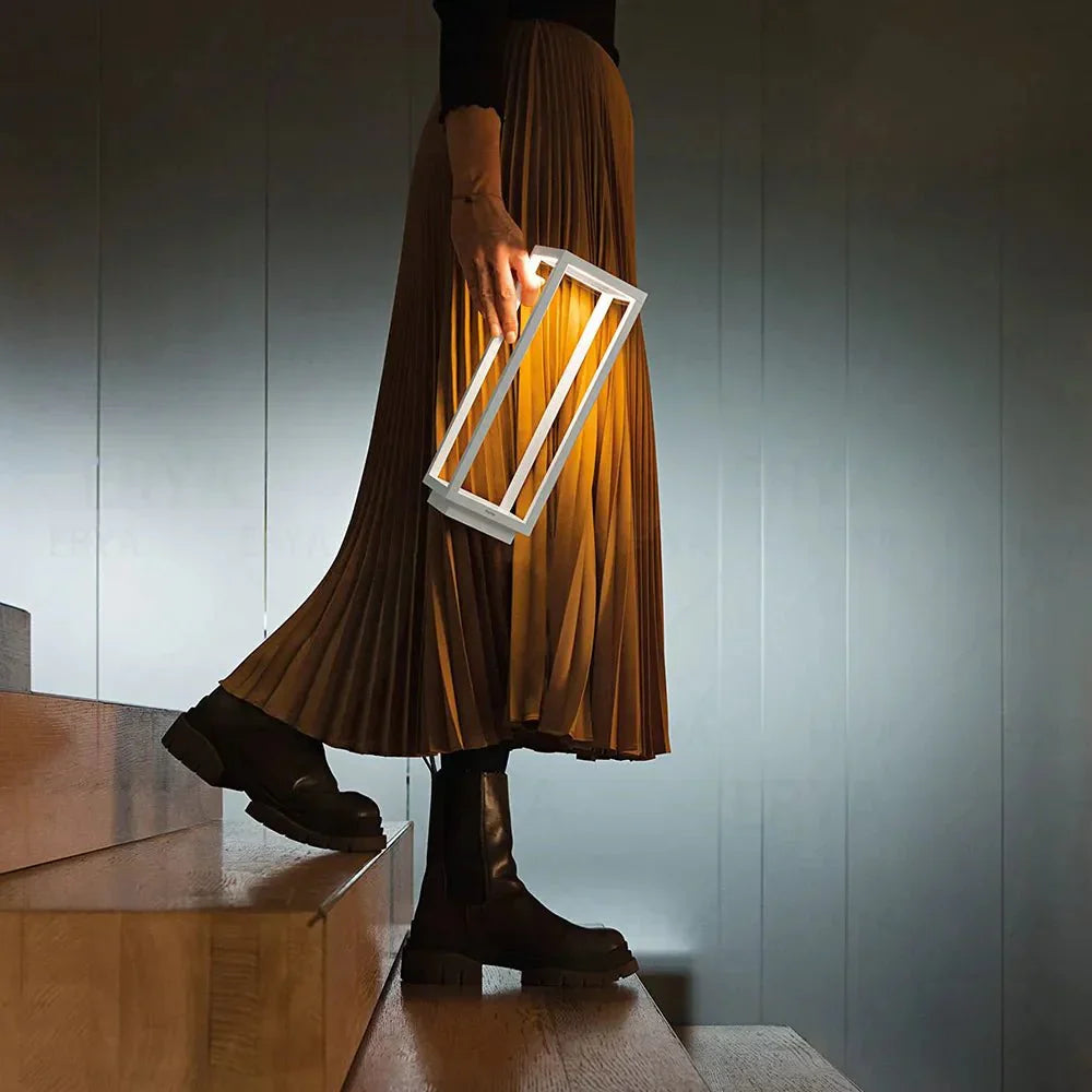 GlowEase – Modern LED Table Lamp with Dimmable Touch Control