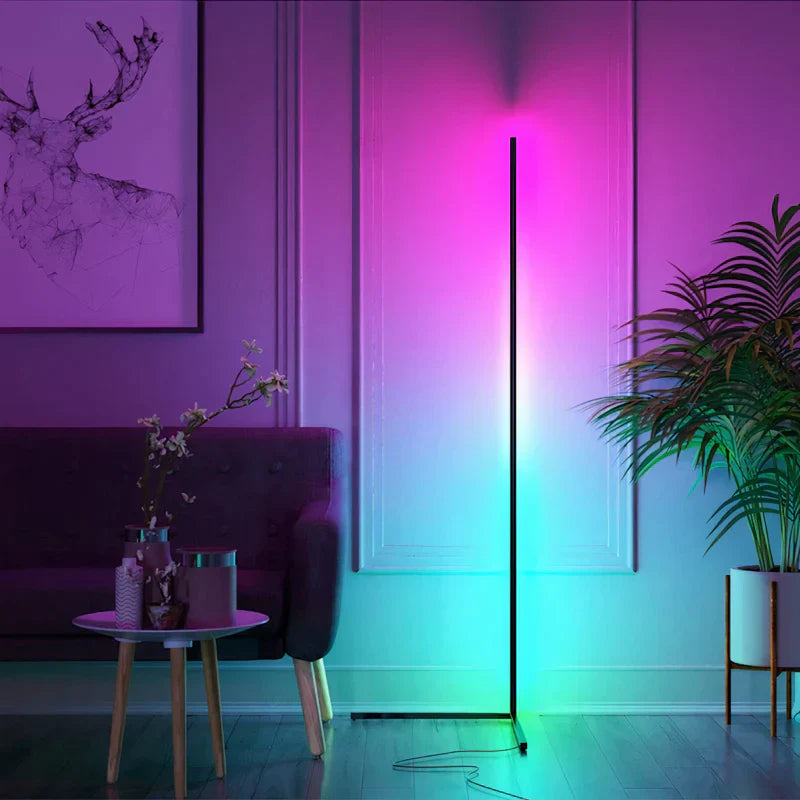 NeoGlow – Futuristic RGB LED Floor Lamp with 16 Million Colors, App and Remote Control