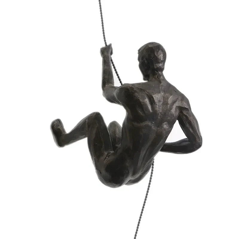 ClimbArt – Creative Climbing Man Wall Decoration Set with Artistic Charm