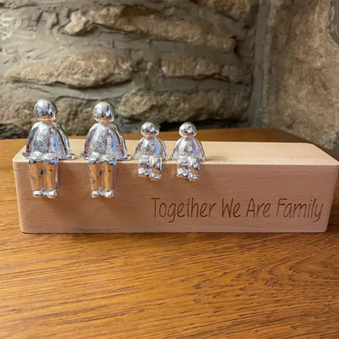 FamiliaArt – Elegante Familie Sculptuur met Tijdloze Betekenis