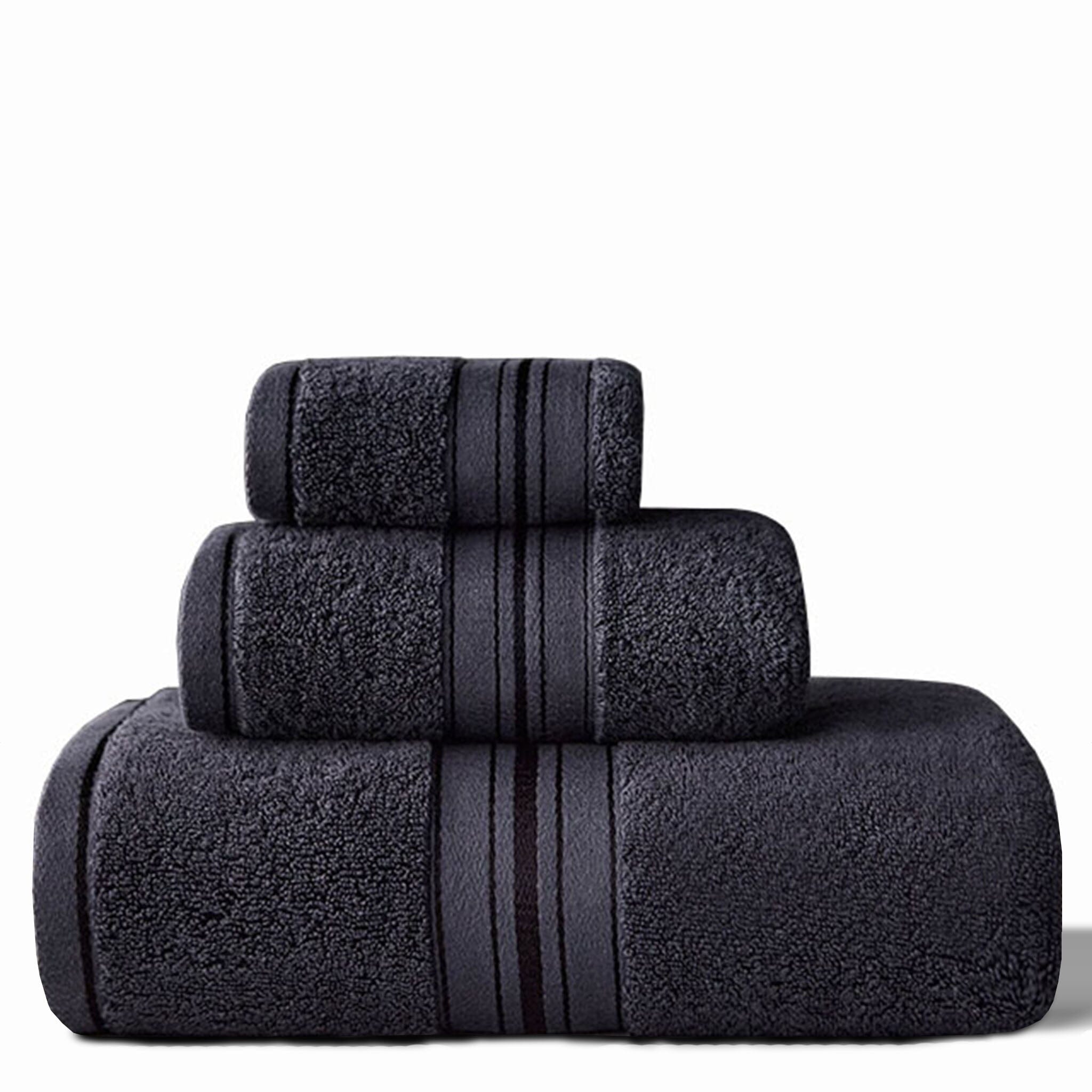 Ensemble de serviettes en coton égyptien 700GSM avec gant, serviette et serviette de bain