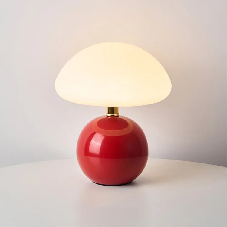 LumiCéram – Luxury Table Lamp with French Mushroom Design for a Timeless Interior