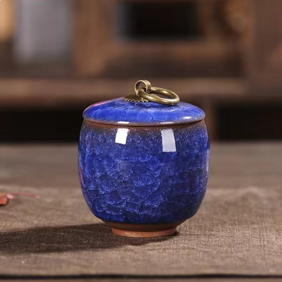 EternaPaws Elegant Ceramic Urn – Timeless Remembrance for Pets