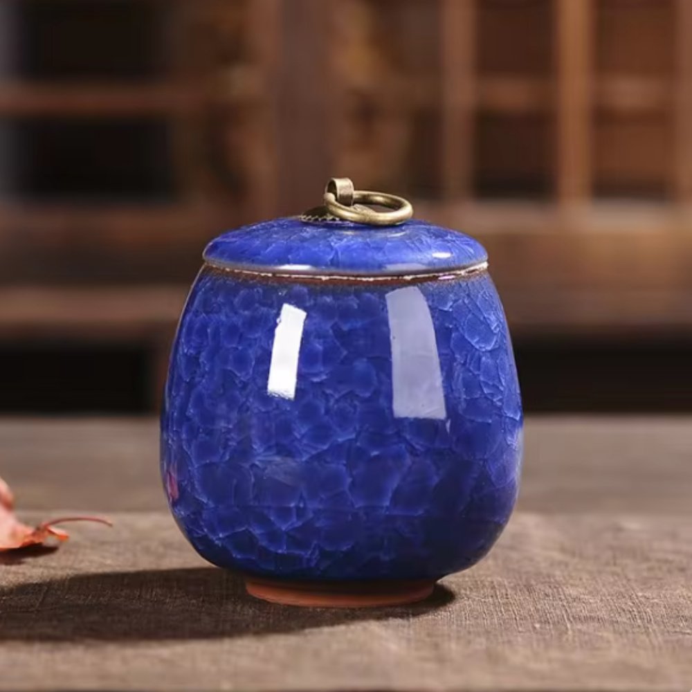 EternaPaws Elegant Ceramic Urn – Timeless Remembrance for Pets