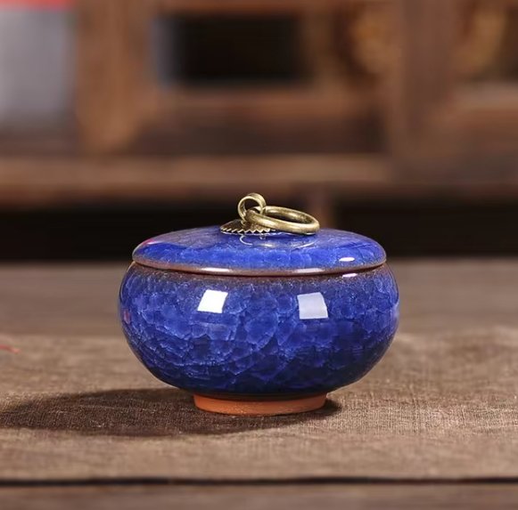 EternaPaws Elegant Ceramic Urn – Timeless Remembrance for Pets