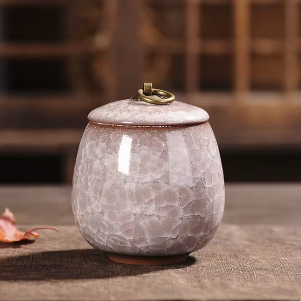 EternaPaws Elegant Ceramic Urn – Timeless Remembrance for Pets