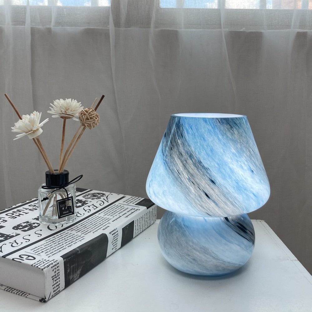 GlowShroom – Glass Table Lamp with Enchanting Design