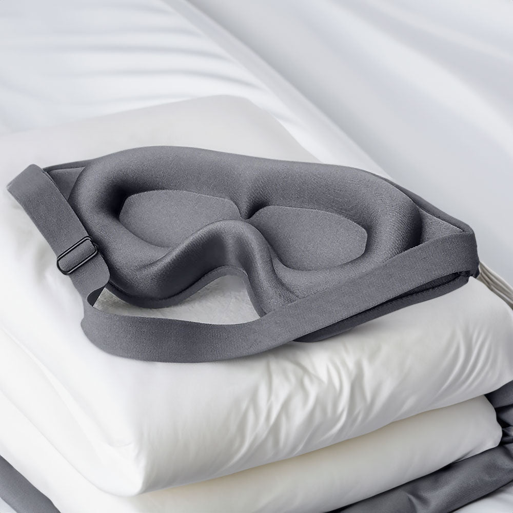DreamEase – Luxe 3D Memory Foam Sleep Mask for Ultimate Darkness and Comfort