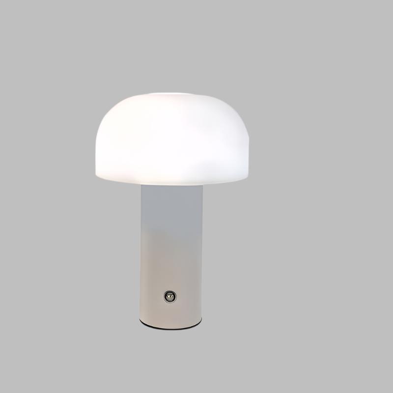 EuroGlow – Table Lamp with Elegant Mushroom Design and Dimmable Function