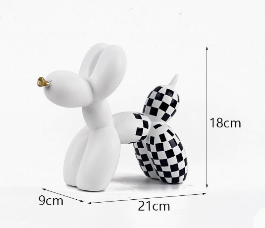 ArtPup – Statue de Chien Ballon Élégante pour une Touche Ludique dans Votre Intérieur