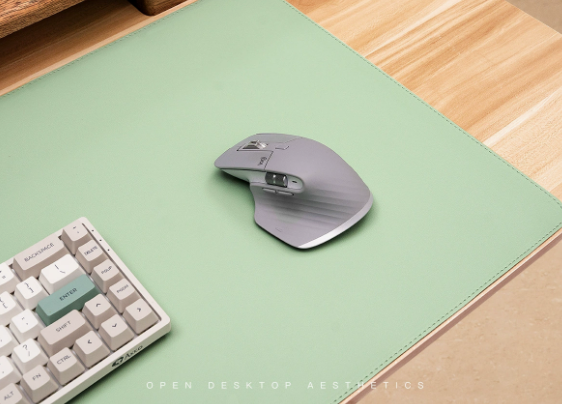 Sous-main de bureau en cuir PU avec dessous antidérapant pour bureau et gaming
