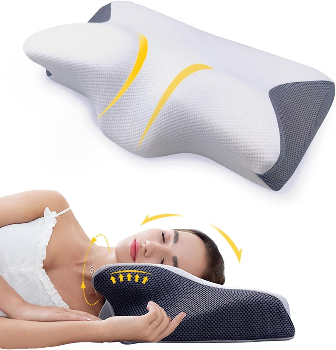 ErgoDream – Orthopedic Memory Foam Pillow for Ultimate Sleep