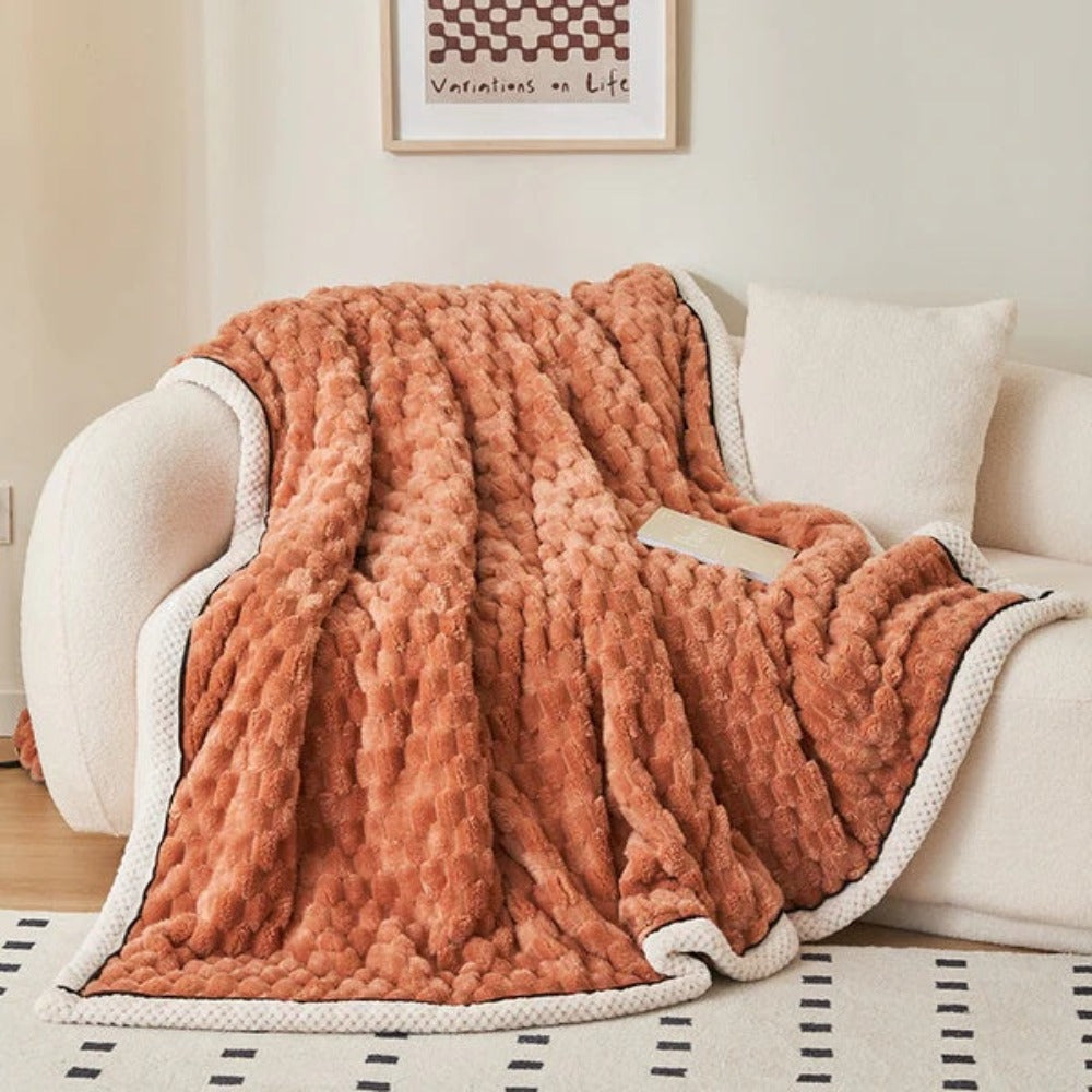 LuxeHaven – Ultimate Soft Sherpa Fleece Blanket for Pure Relaxation