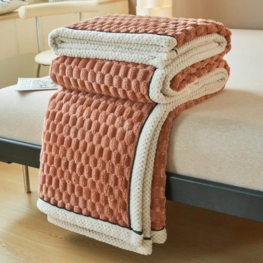 LuxeHaven – Ultimate Soft Sherpa Fleece Blanket for Pure Relaxation