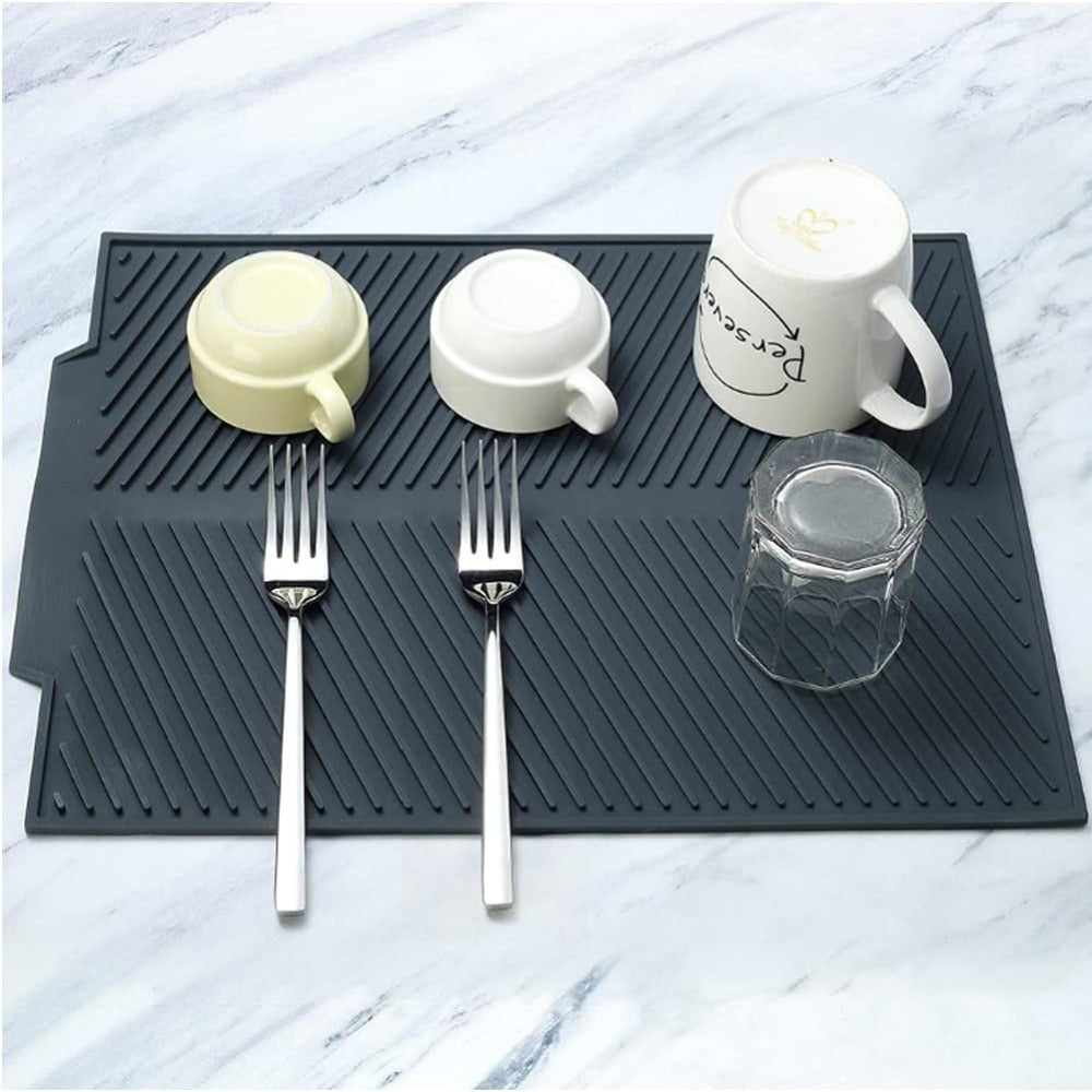 FlexiDry – Luxe Silicone Draining Mat for a Tidy Kitchen