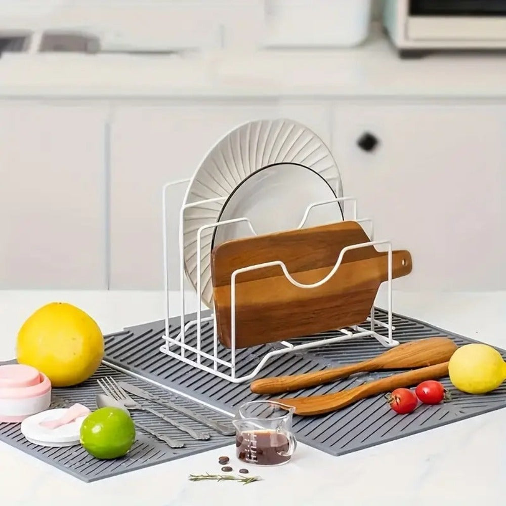 FlexiDry – Luxe Silicone Draining Mat for a Tidy Kitchen
