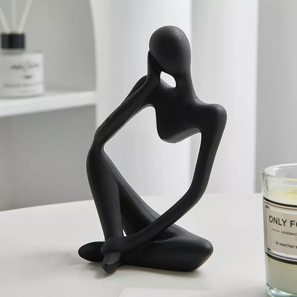 ArtMind – Minimalist Thinker Sculpture with Modern Elegance