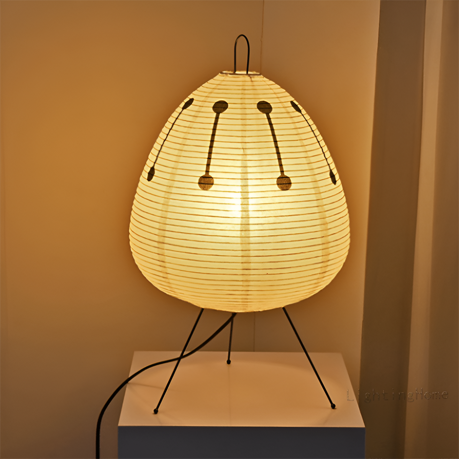 ZenLoom – Luxe Tafellamp met Japans Wabi-Sabi Design voor Sereen Licht