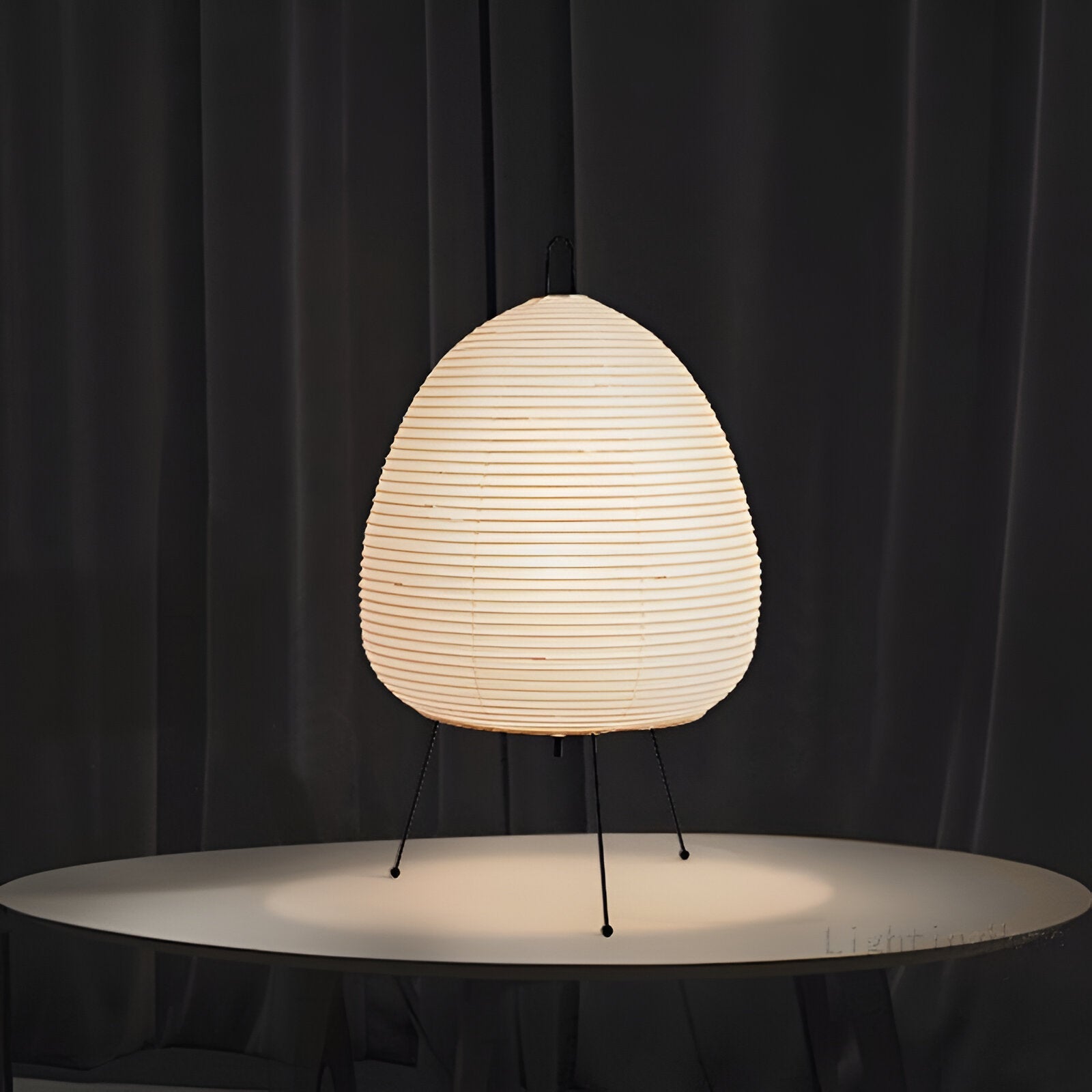 ZenLoom – Luxury Table Lamp with Japanese Wabi-Sabi Design for Serene Light