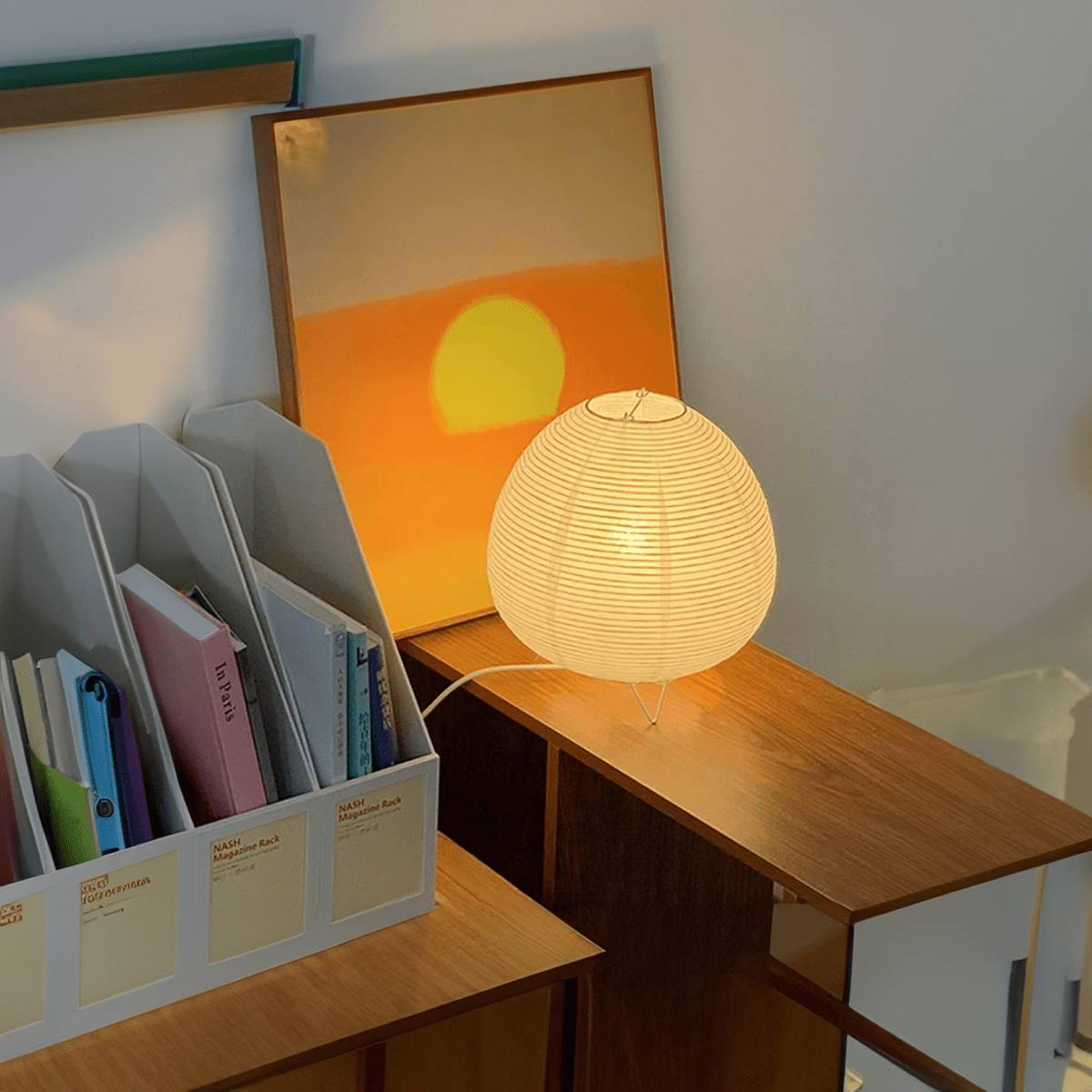 ZenGlow – Elegant Table Lamp in Wabi Sabi Style for a Relaxing Interior